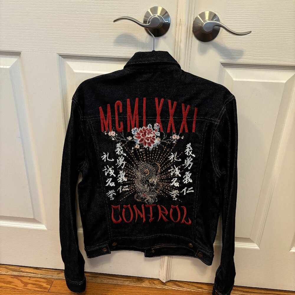 GUESS Women's Rex Graffiti Denim Jacket - Small (NWOT)